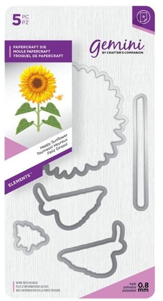 Gemini Die - Elements - Happy Sunflower - BUY 2 GET 3RD FREE - Gemini -  HixxySoft