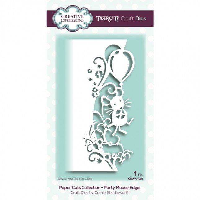 Creative Expressions Paper Cuts Collection - Party Mouse Edger Craft ...