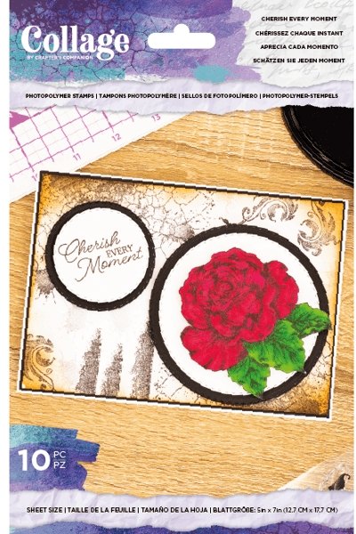 Crafter's Companion-Mixed Media - Glitter Glue - Sparkling Florals Crafter's Companion