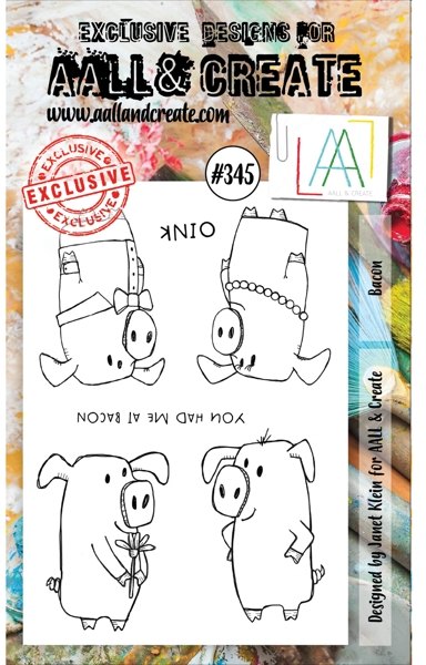 Aall Create A6 Stamp 345 Bacon