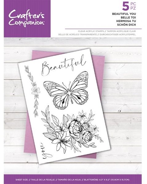 Crafter's Companion Clear Acrylic Stamps