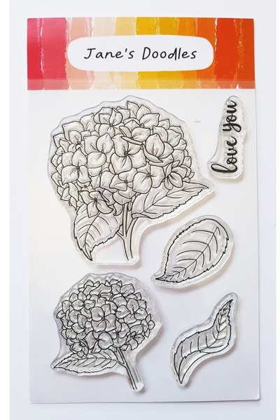 Jane s Doodles Clear Stamp Hydrangea JD072