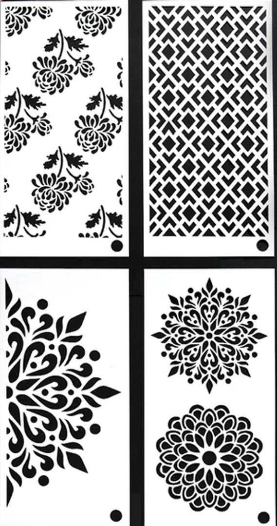 Elizabeth Craft Designs Journal Stencils 1 S048 - Elizabeth Crafts ...