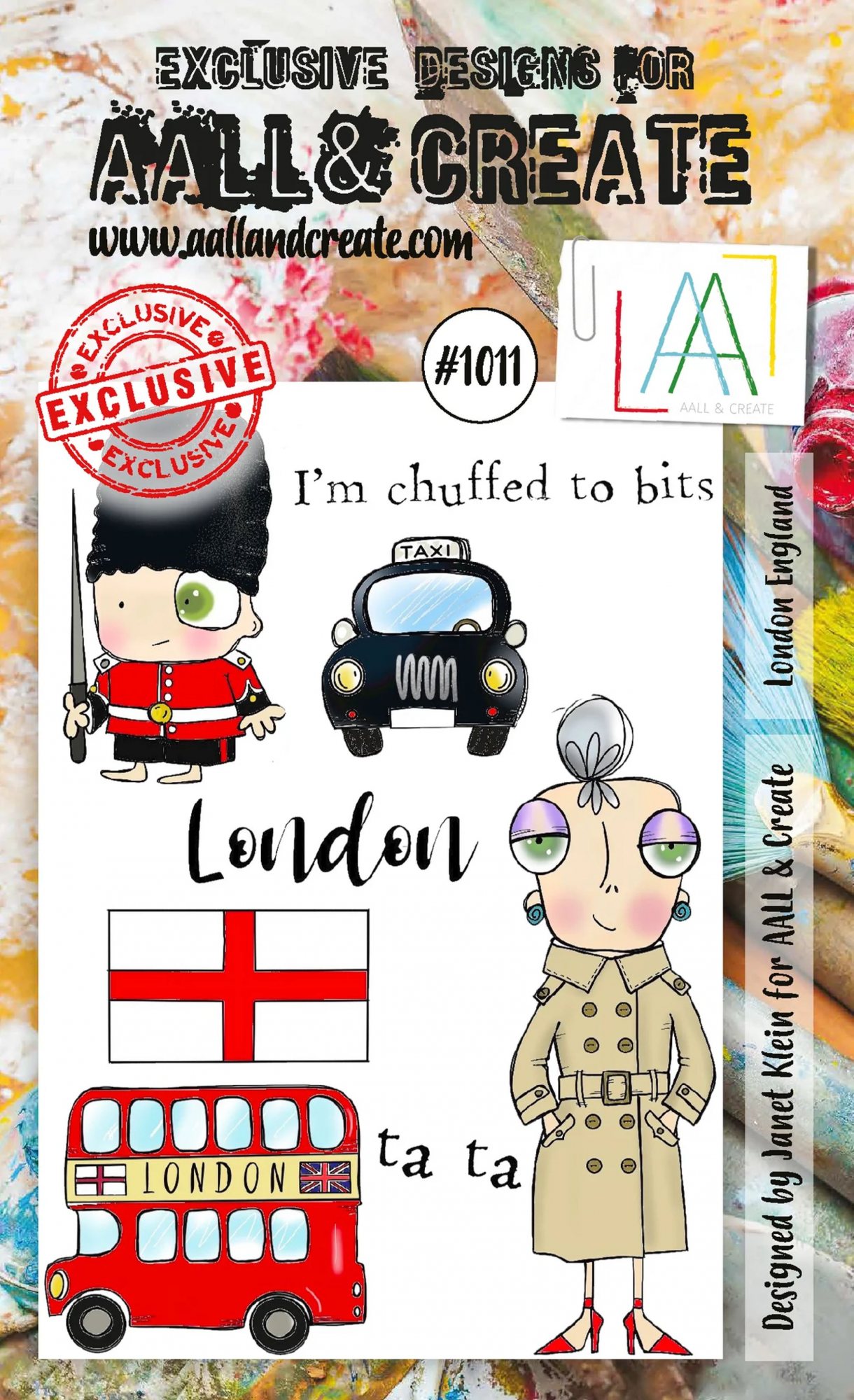 Aall Create A6 STAMP SET LONDON ENGLAND 1011