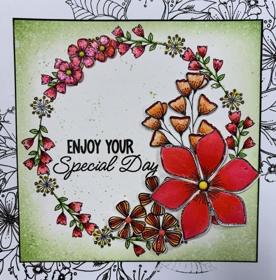 Julie Hickey Designs - Julie's Hand Picked Florals A5 Stamp Set JH1077 ...