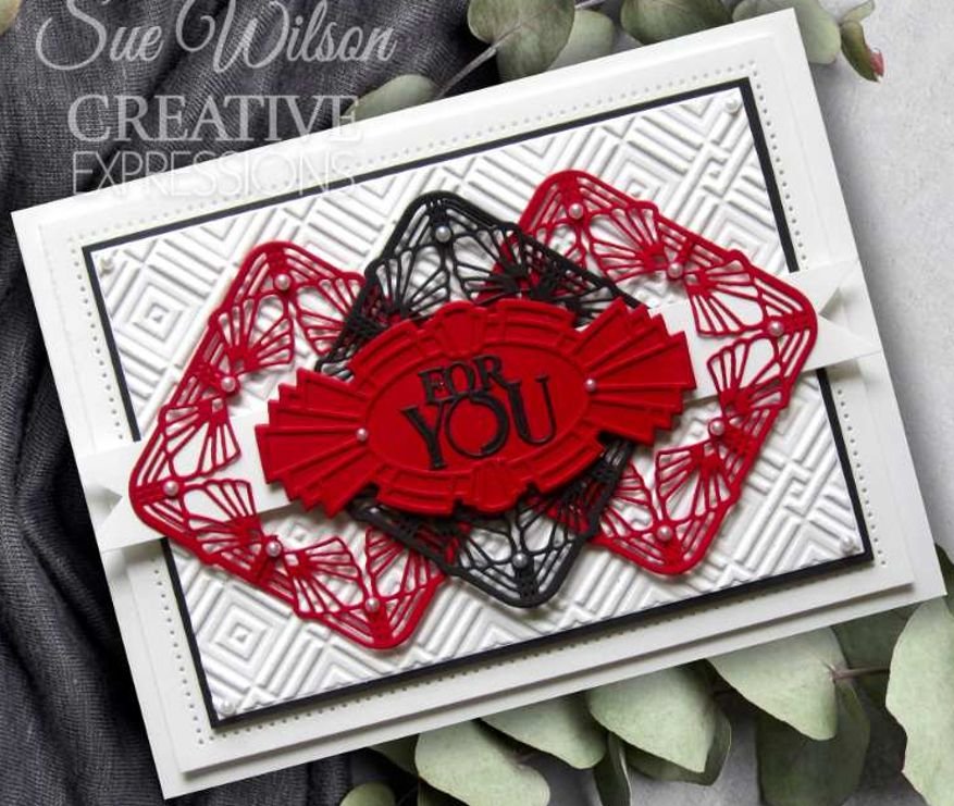 Creative Expressions Sue Wilson Art Deco Decorative Tag Duo Craft Die ...