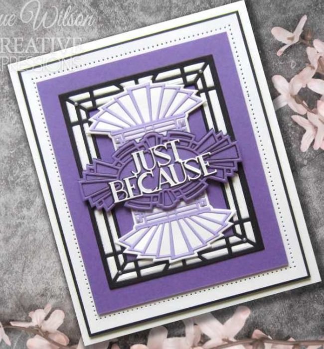 Creative Expressions Sue Wilson Art Deco Decorative Tag Duo Craft Die ...