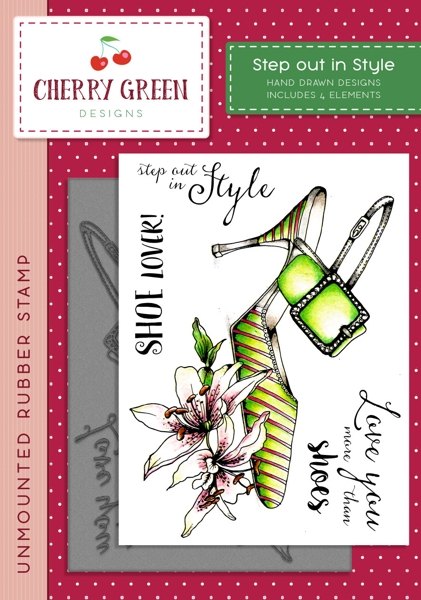 Cherry Green Stamp Step out in Style