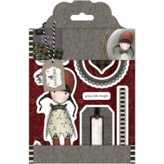 DoCrafts Gorjuss by Santoro Rubber Stamps  Holly