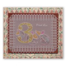 Clarity Stamp Ltd Mice A6 Square Groovi Baby Plate