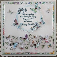Stamps by Chloe - FEB044 Beautiful Butterfly Border £5 Off Any 4
