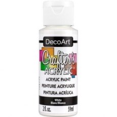 DecoArt Crafter's Acrylic - White 4 For £8.99