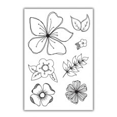 Julie Hickey Designs Spring Delights Stamp Set - Floral Fancies