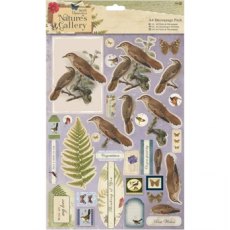Papermania Nature's Gallery A4 Decoupage Pack Birds
