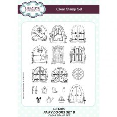 Willowby Woods Fairy Doors set B A5 Clear Stamp Set