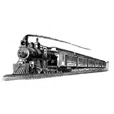 Peddlers Den Stamp â€“ Locomotive T4-085D