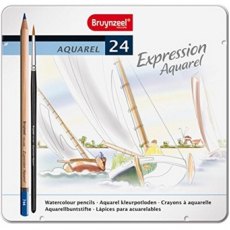 Sakura Bruynzeel Aquarel 24 Expression Watercolour Pencils Set