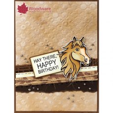 Woodware Clear Stamps Equine Friends