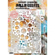 Aall & Create A4 Stencil #87 - Totally Dotty