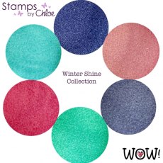 Stamps by Chloe - Set of 6 WOW Embossing Powders - Winter Shine Collection