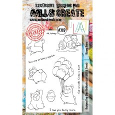 Aall & Create A6 Stamp #289 - Honey Bears