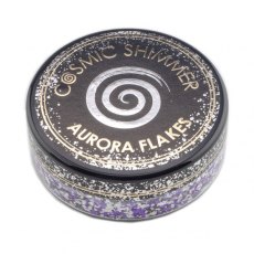Cosmic Shimmer Aurora Flakes Frosted Violet 50ml - 4 for £19