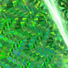 Couture Creations Foil - Green (Iridescent Triangular Pattern) CO726066 - 4 For £13