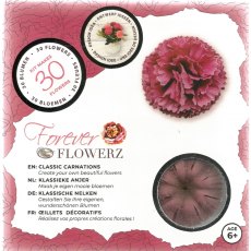 Craft Buddy Forever Flowerz Classic Carnations - Mauve FF03MV - Makes 30 Flowers