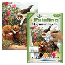 Royal & Langnickel Painting By Numbers Kittens At Play A4 Art Kit