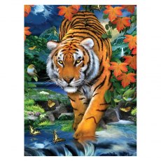 Royal & Langnickel Painting By Numbers On The Prowl Tiger A4 Art Kit
