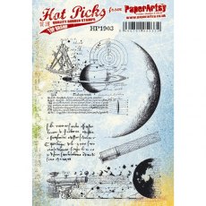 PaperArtsy Red Rubber Cling Mounted A5 Stamp - Hot Picks - HP1903EZ