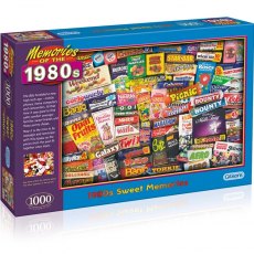 Gibsons 1980s Sweet Memories 1000 Piece Jigsaw Puzzle G7030