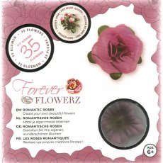 Craft Buddy Forever Flowerz Romantic Roses - Mauve FF05MV - Makes 35 Flowers