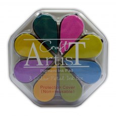 Craft Artist Pigment Ink Petals - Spring 8 Colours