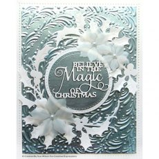 Creative Expressions 5x7 3D Embossing Folder - Winter Wreath