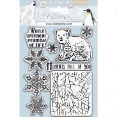 Stamperia Natural Rubber Stamp Arctic Antarctic Moments Full of You (WTKCC179)