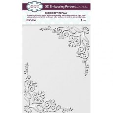 Creative Expressions Symmetry In Play 5 3/4 in x 7 1/2 in 3D Embossing Folder