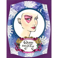 Jane Davenport Fluent Queen Of Everything Clear Stamp Set WIZJDS-059