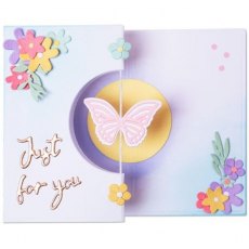 Sizzix Thinlits Die Set 14PK - Butterfly Spinner Card by Georgie Evans