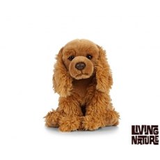 Living Nature 20cm Cocker Spaniel Soft Toy Dog Puppy AN457
