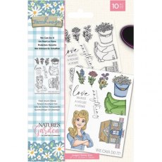 Nature's Garden Farmhouse - Clear Acrylic Stamp - We Can Do It