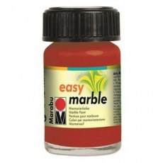Marabu Easy Marble 15ml Ruby Red 038 - 4 For £11.99
