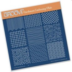 ClarityStamp Groovi Parchment Embossing Plate Textures A5