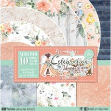 Stamperia Small Pad 10 sheets cm 20,3x20,3 (8"x8") Double Face Celebration