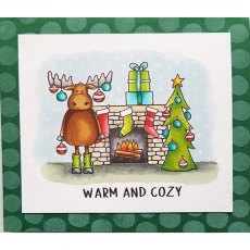 Jane's Doodles Clear Stamp - Warm and Cozy (JD052)