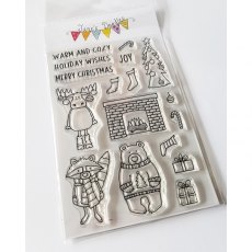 Jane's Doodles Clear Stamp - Warm and Cozy (JD052)