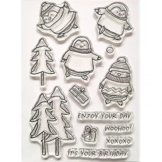 Jane's Doodles Clear Stamp - Sweater Weather (JD085)