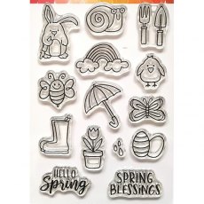 Jane's Doodles Clear Stamp - Spring Icons (JD071)