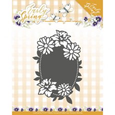 Precious Marieke - Early Spring - Spring Flowers Oval Label Die