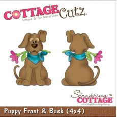 Cottage Cutz Puppy Front and Back Die Set